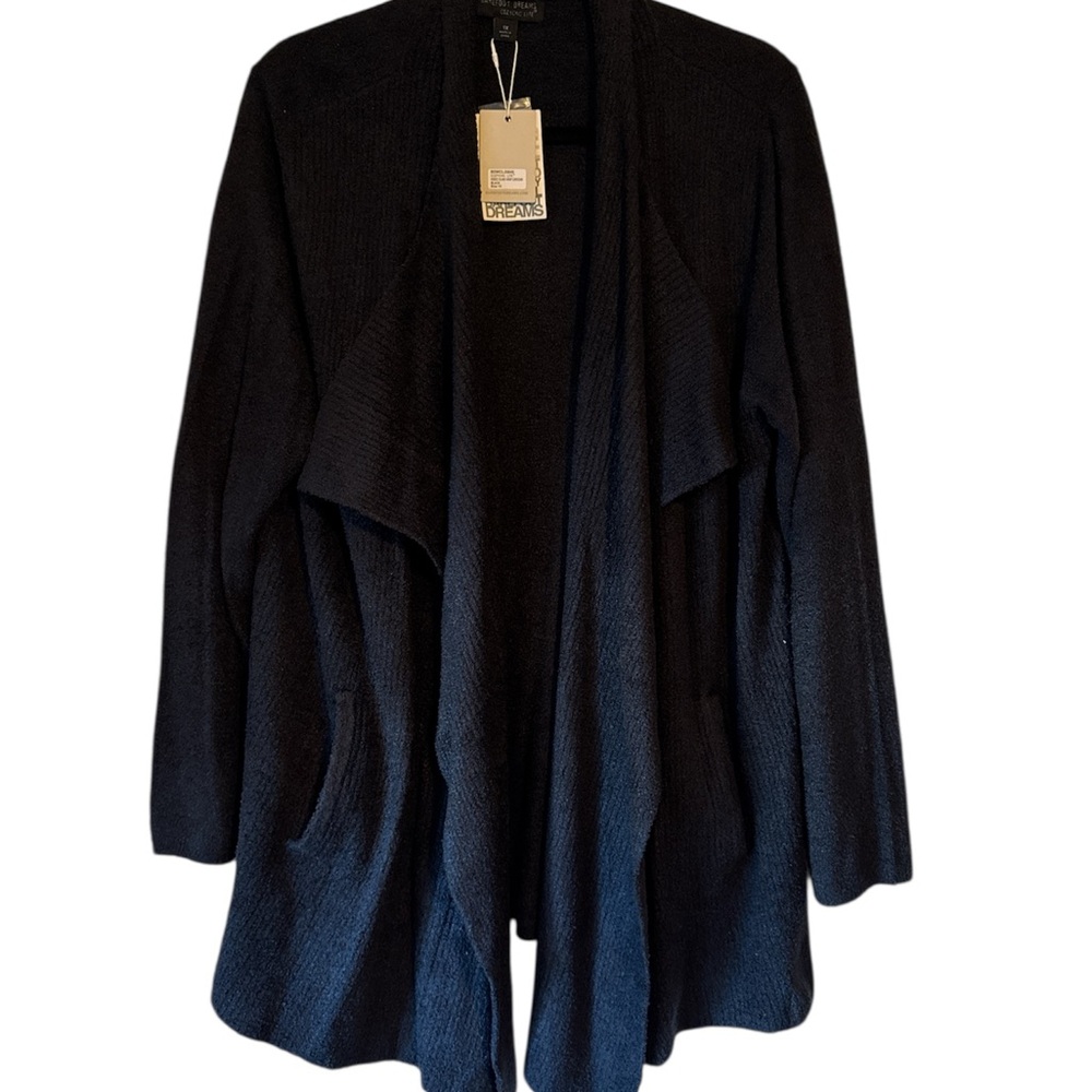 Barefoot Dreams Midnight Open Front Cardigan